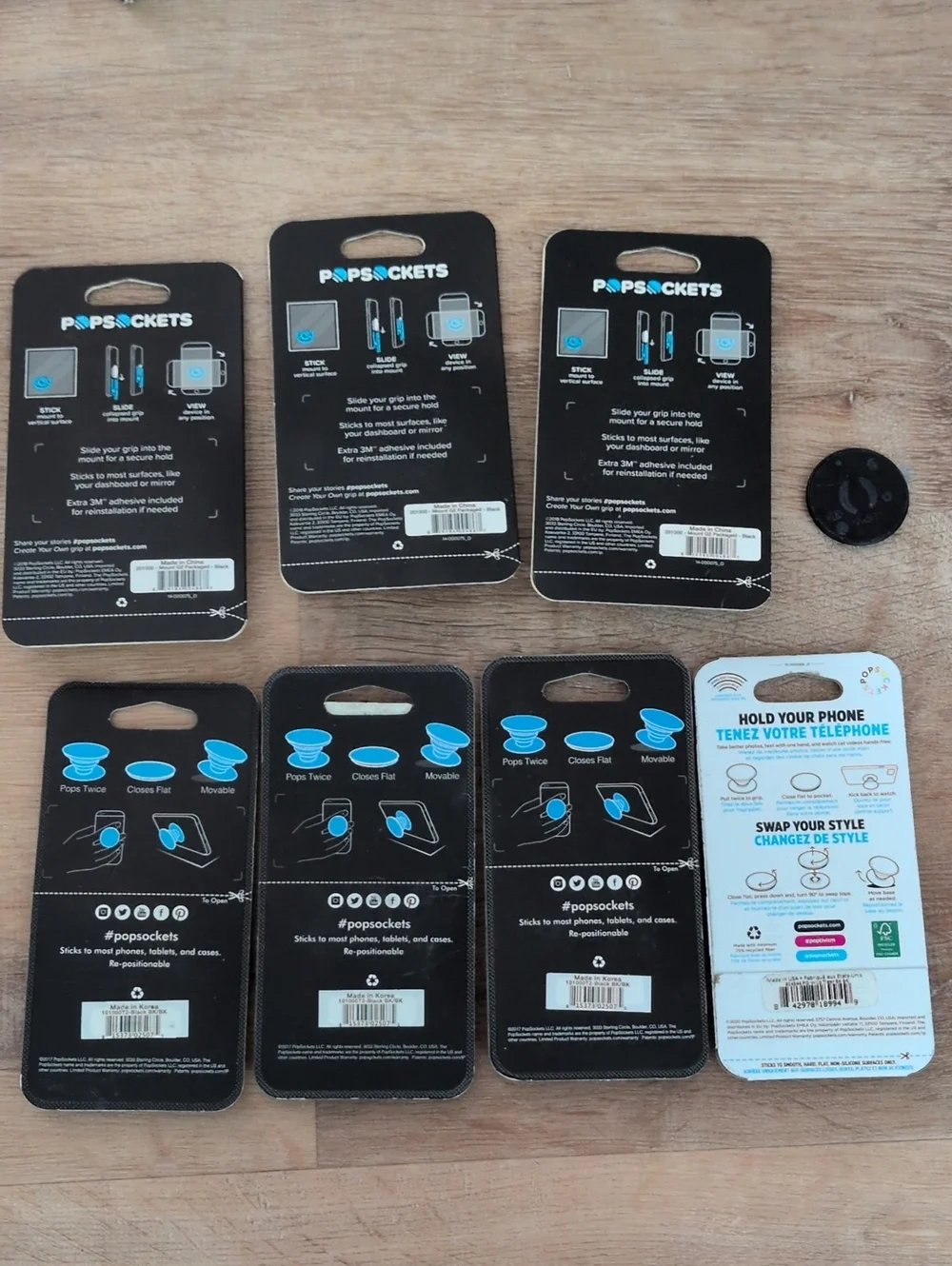 Popsocket Pop Grip And Multi Surface Mount Lot